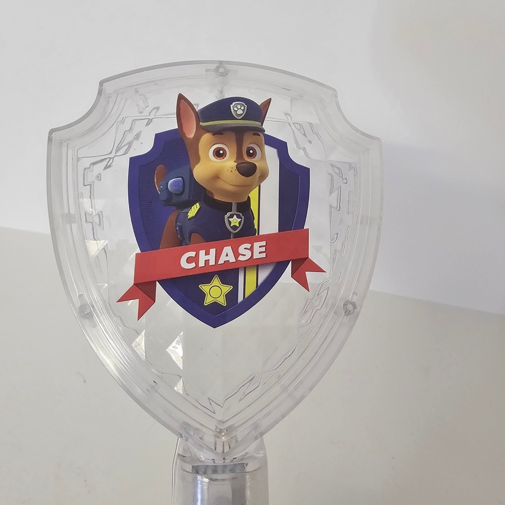 Paw Patrol Chase Light Up Wand Nickelodeon Live Show Toy LED Shield Glow Stick